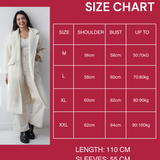 Teddy Long Coat in brown