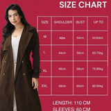 Double-Breasted Trench coat-Brown