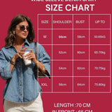 Wide Sleeve Denim Shirt
