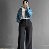 Wide Leg pants- Black