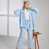 Linen Suit _ BABY BLUE