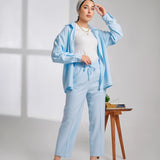 Linen Suit _ BABY BLUE