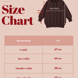 Oversized Hooded Knit Jacket-Brown